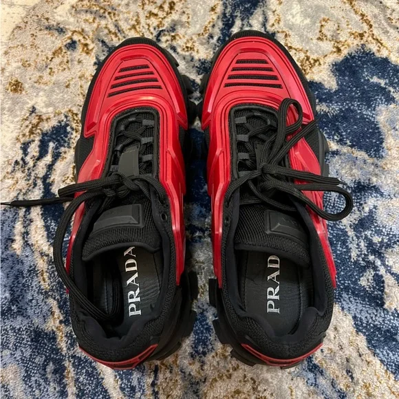 Authentic Prada Cloudbust Thunder Red Black